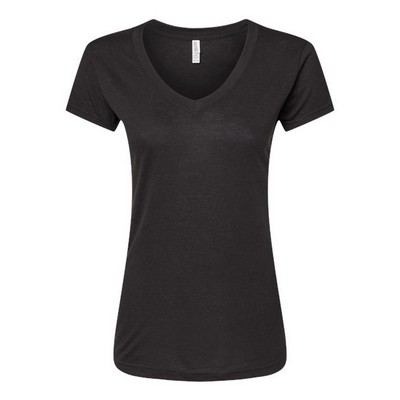 M&O® Women's Deluxe Blend V-Neck T-Shirt